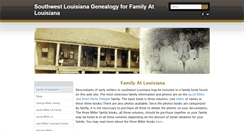 Desktop Screenshot of familyatlouisiana.com